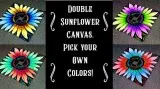 Folsom Studio 326 Double Sunflower  You get 2 Canvases  Only 35