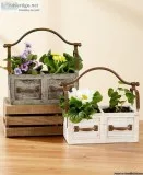 Planter Box with Iron Handle