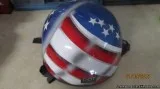 Helmet Shell - Large size for motorcycle or bike - redwhiteblue