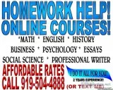 HELP WITH HOMEWORK OR ESSAYS (I DO IT)