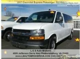 2017 CHEVROLET EXPRESS PASSANGER VAN