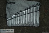 STANLEY made in USA- 14 PC COMBINATION WRENCH SET SAE