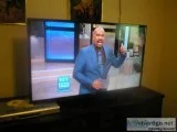 SAMSUNG 46&quot LED SMART TV and REMOTE CONTROL LIKE NEW