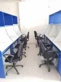 space furn with all applicable office workstations and amenities