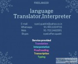 Translation , proofreading , interpretat