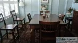 Dinning room table with 8 chairs