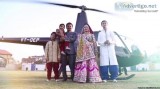 Helicopter Rental Services for Wedding in Delhi