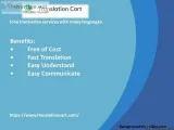 Translation Cart - Free Translation Services Benefits