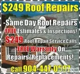 Roofing and  249 Roof Repair in Jacksonville FL