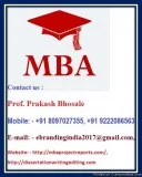 Get MBA Project Report on Agri-Business