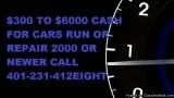 3OO TO 6OOO FOR CARS OR TRUCKS RUN OR REPAIR