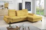 Bold and stylish sofa with fold-out bed