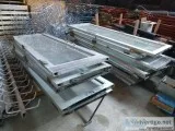 Lot of 13 Aluminum and Glass Doors