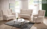 New Scandinavian-style three piece sofa set