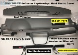 Chevy GMC Dash Cap Pad Overlay Hard Plastic Cover