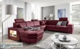New sofa with built-in shelf