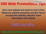 DM Web Promotions Tips