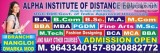ALPHA INSTITUTE OF DISTANCE EDUCATION