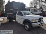 chip truck and chipper