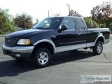 2002 Ford F-150 Black Pickup Truck