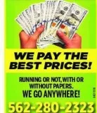 Cash for running junk car (562)280-2323