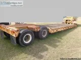 1985 Hutchens Eager Beaver Heavy Lowboy Trailer