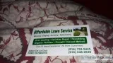 I mow and edge aeration