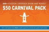Houston Rodeo Carnival Ticket Books