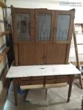 Old furniture unic. Bufet for reserved pain and flour.