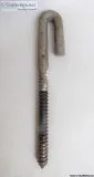 Strong Metal Screw in Vintage Meat Hook