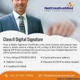 Class-II Digital Signature Available At NetcreativeMind