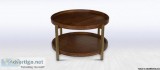 Buy Brown Leather Ottoman Coffee Table Online by Oye Turtle