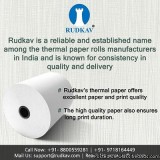 Best Thermal Paper Rolls Manufacturers in India
