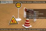 Construction Site Sign  Banner Signs  Yard Sign Sticks