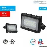 LED Flood Light 15 Watt 5700K Black Finish - LEDMyplace