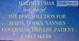 Hire English speaking Verified  Maid Cook Nanny in Gurgaon Delhi