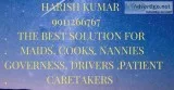 Hire English speaking Verified  Maid Cook Nanny in Gurgaon Delhi