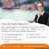 Class-III Digital Signature At NetCreativeMind