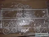 White Garden Gate Plant Stand