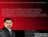 How to use market research to Increase Profit in Small Business