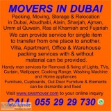 Moving & storage services in dubai