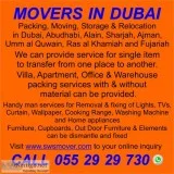 Moving & storage services in dubai