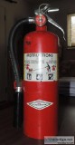 Large fire extinguisher  dry chemical