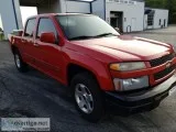 2010 Red Chevrolet Colorado Crew Cab Truck