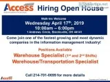 Hiring Event in Brecksville OH --Wed 417   WarehouseDriver jobs