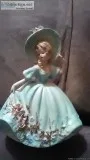 Josef original- lovely lady blue dress and hat