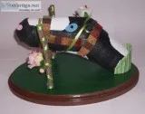 Sock Sculpture- Holstein Cow and Roses