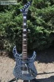 1989 Dean Firecrackle Super Strat Electric Guitar