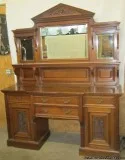 Beautiful Antique Walnut Sideboard