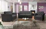 Classic Three-Piece Sofa Set
